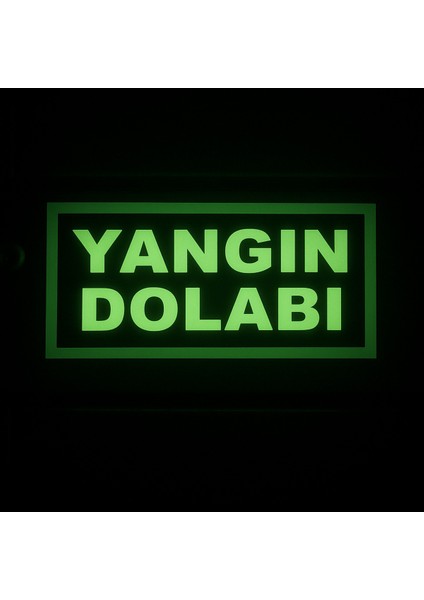 Fosforlu Fotolümen Yangın Dolabı Levhası Bant Hediyeli Tr fırsatları