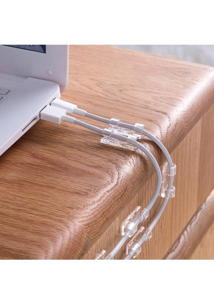 Kablo Sabitleyici Düzenleyici Yapışkanlı Klips Duvar Masa Fayans Kullanımına Uygun Organizer fiyatları