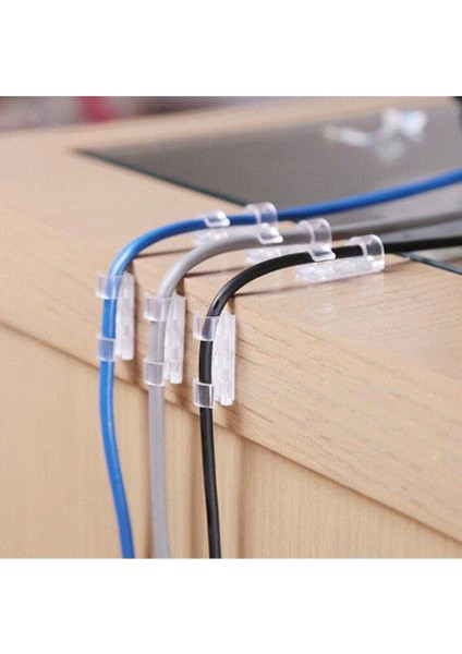 Kablo Sabitleyici Düzenleyici Yapışkanlı Klips Duvar Masa Fayans Kullanımına Uygun Organizer modelleri