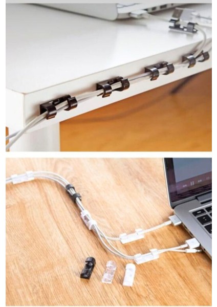 20LI Şeffaf Kablo Sabitleyici Düzenleyici Klips Duvar Fayans Cam Yapışkanlı Kablo Tutucu Toparlayıcı fiyatları