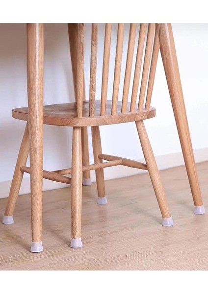 Silikon Masa Sandalye Pabuç Kaydırmaz Sessiz Koltuk Zemin Koruyucu Çizdirmez Ayak Kılıfı 12 Adet Bey indirimleri