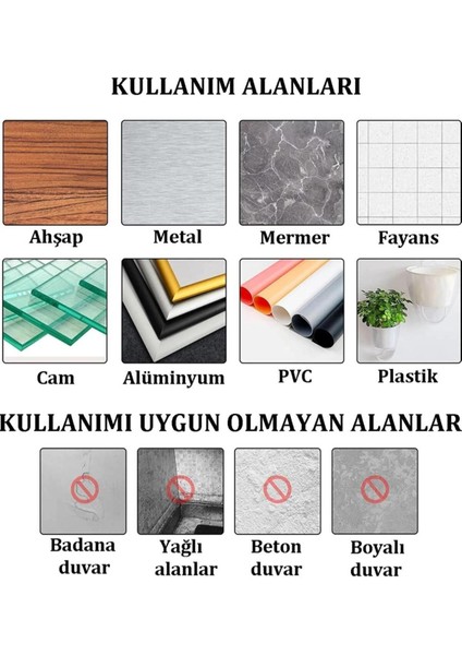 Çift Taraflı Bant Şeffaf Silikonlu Su Geçirmez Akrilik Montaj Bandı 2 Metre (2m x 10 Mm) Çift Tarafl fiyatları