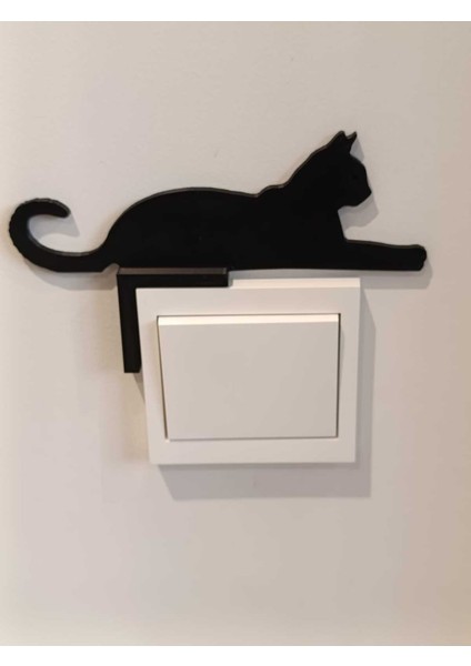 Kedi Işık Anahtarı/kapı Çerçevesi Dekoru (Özelleştirilebilir Tasarım) fırsatları