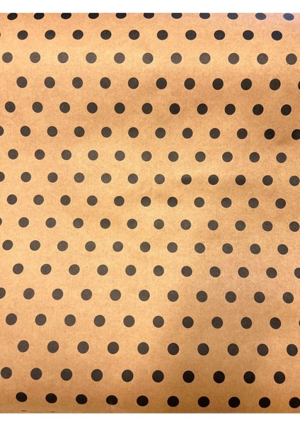 Puantiyeli Amerikan Servis Kağıdı 35X50 100 Adet Kahverengi 35 x 50 100'LÜ Çeyiz&paket Kağıdı