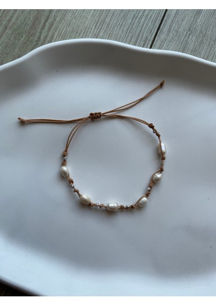 Gerçek Inci Çelik Dorikalı Ip Bileklik & Halhal modelleri