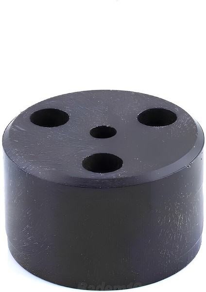 Mobilya Ayak Yükseltici Baza Ayağı Koltuk Kanepe Altı Puf Ayakları Yükseklik=3.7 cm Siyah 4 Adet Siy