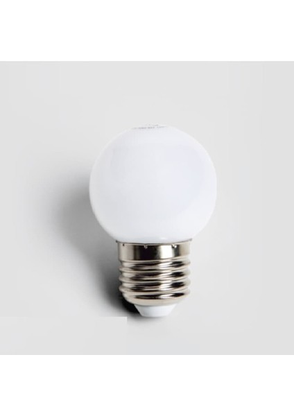 Gece Lambası Ampülü Beyaz 1W LED E27 Duy Tekli Beyaz Işık E27 LED Ampul 1 Watt Yok A'dan G'ye F Cn modelleri