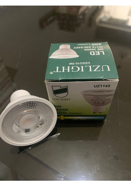 Ömürler Uzlight 5 Watt Spot Ampül Günışıgı Starter Ayaklı Tekli Gün Işığı GU10 LED Ampul 5 Watt Yok