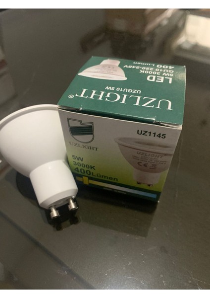Ömürler Uzlight 5 Watt Spot Ampül Günışıgı Starter Ayaklı Tekli Gün Işığı GU10 LED Ampul 5 Watt Yok fiyatları