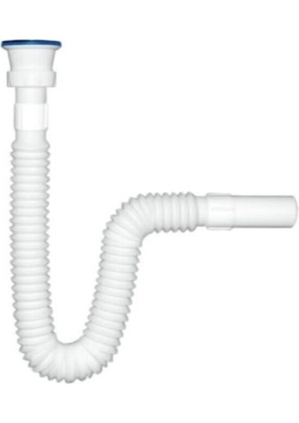 1.kalite Körüklü Lavabo Sifonu Lavabo Gider Borusu 75CM Tesisat Malzemeleri