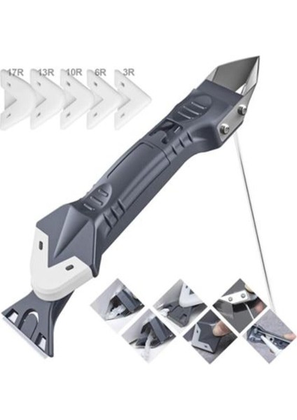 Derz Kazıyıcı Fayans Derz Dolgu Kazıma Aparatı ve Uygulayıcı 5 Parça Silikon Çekme Uygulama fiyatları