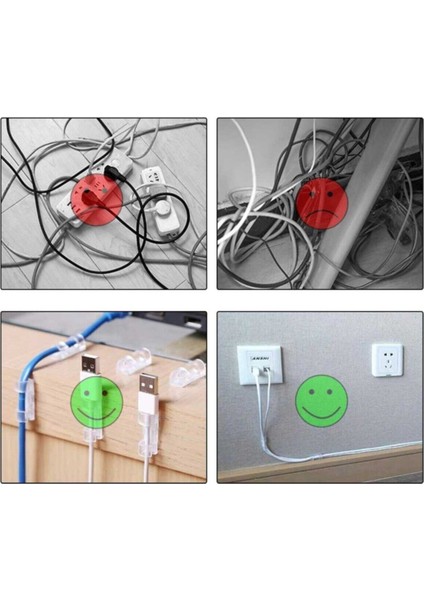 Kablo Tutucu Yapışkanlı Mini 20LI Kanal USB Şarj Veri Kablosu Tutucu Yapışkanlı Kordon Şeffaf Turunc fiyatları