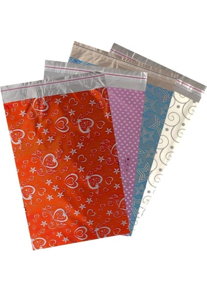 Metalize Hediye Paketi Bantlı 35X50 cm 100 Adet 70 x 100 cm 100'LÜ Hediye Paketi