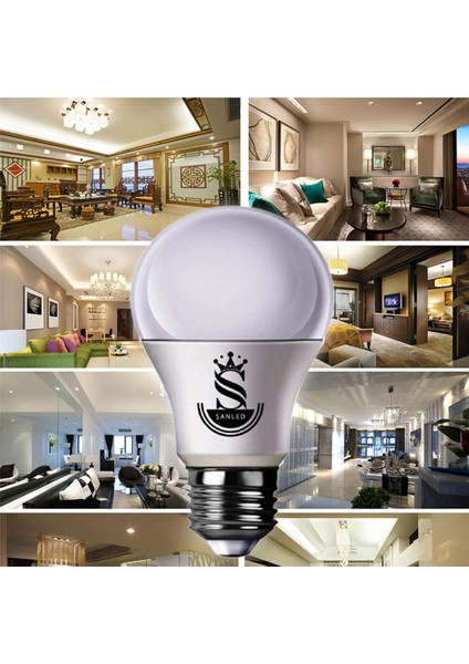 10W Tasarruflu Beyaz Renk LED AMPUL-1-2-4-6-10-50-100 Adettir Tekli Beyaz Işık E27 LED Ampul 10 Watt fiyatları