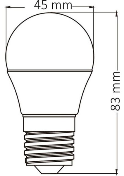 5 W LED Top Avize Ampulu - Gün Işığı (3000K) - E27 - AA11-00520 Gün Işığı E27 LED Ampul 5 Watt Yok fırsatları