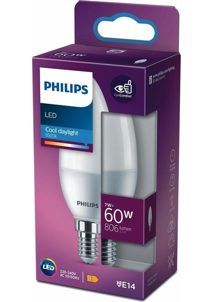 LED 60W Mum Ampul Beyaz Işık E14 Ince Duylu Tekli Beyaz Işık E27 LED Ampul 0 - 250 Watt Yok