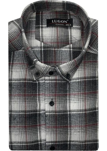 Kaşmir Büyük Beden Klasik Çift Cepli Erkek Gömlek - 7394 fiyatları