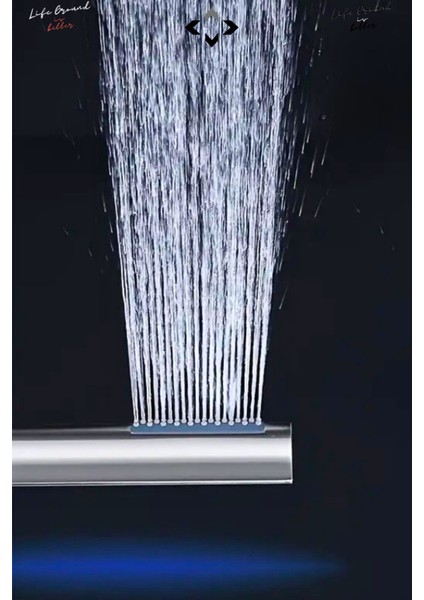 Stick-R Krom Duş Başlığı Yuvarlak Çubuk Duş Başlığı El Duşu Duş Telefonu Duş Başlığı Gri Krom Krom P modelleri