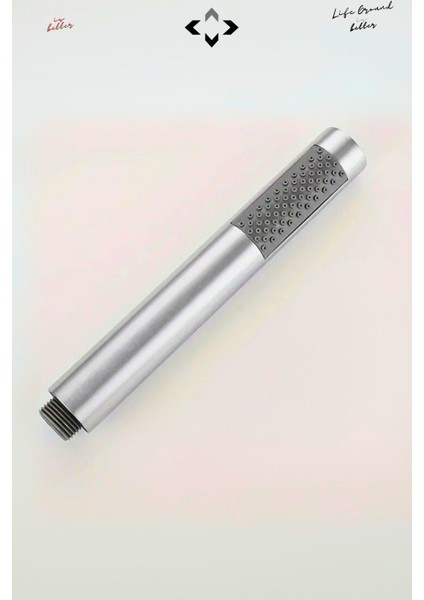 Stick-R Krom Duş Başlığı Yuvarlak Çubuk Duş Başlığı El Duşu Duş Telefonu Duş Başlığı Gri Krom Krom P fırsatları