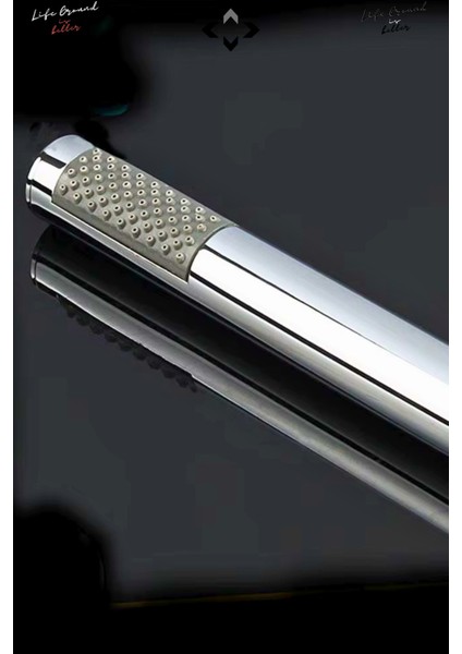 Stick-R Krom Duş Başlığı Yuvarlak Çubuk Duş Başlığı El Duşu Duş Telefonu Duş Başlığı Gri Krom Krom P indirimleri