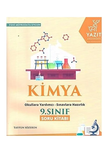 Yazıt 9.sınıf Kimya Soru Bankası: Okullara Yardımcı - Sınavlara Hazırlık (Kapak Değişebilir) + Yapışkanlı Not Kağıdı