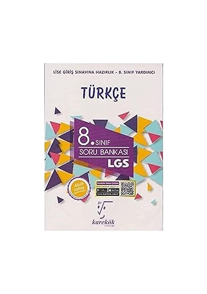 Karekök 8. Sınıf Lgs Türkçe Soru Bankası Yeni + Yapışkanlı Not Kağıdı