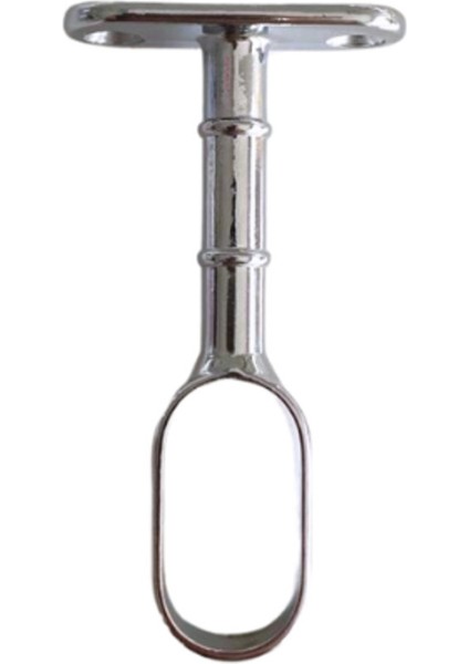 Oval Ayaklı Açık Askı Borusu Flanşı Mobilya Oval Boru Flanşı(2 Adet)Iç Ölçüleri EN:15MM BOY:25MM) Do