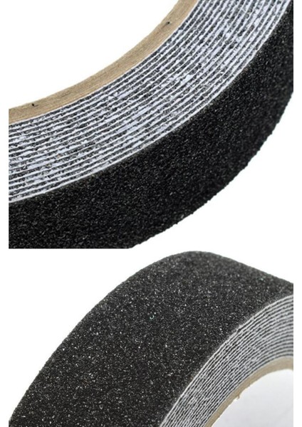 15 mt Bondit Siyah Yapışkanlı Kaygan Zemin Bandı Basamak Merdiven Kaydırmaz Bant 50MM fırsatları