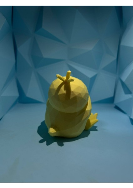 Düşük Poli Psyduck Pokemon (Özelleştirilebilir Tasarım) modelleri