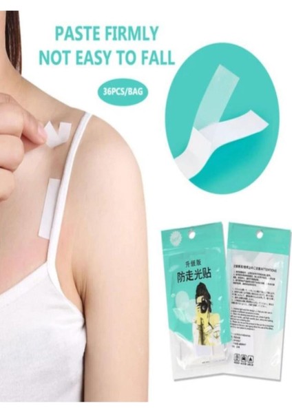 36 Parça Elbise Sabitleyici Bant Şeffaf Görünmez Çift Taraflı Dekolte Bandı Çift Taraflı Bant Şeffaf modelleri