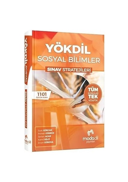 Modadil Yökdil Sosyal Bilimler Sınav Stratejileri-Yeni + Yapışkanlı Not Kağıdı