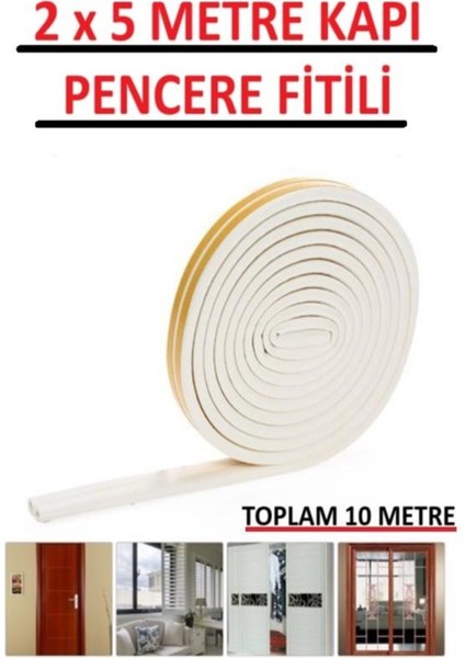 Pencere Pimapen Fitili Kapı Cam Bandı Rüzgar Soğuk Engelleyici Yapışkanlı Bant Yalıtım Izolasyon Sün