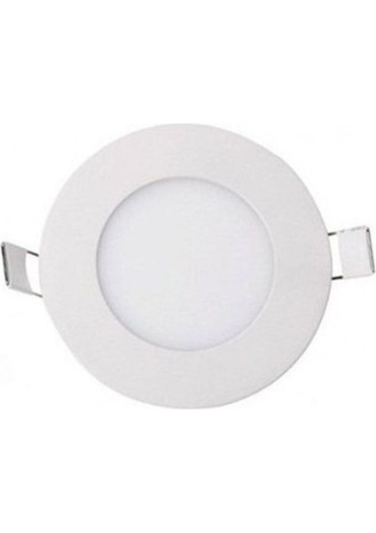 6W Yuvarlak LED Slim Panel Spot Beyaz 6500K Cata CT-5145 LED 6 Watt