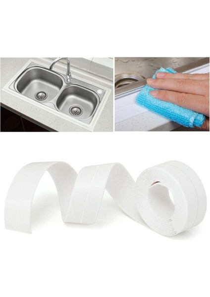 Su Sızdırmaz Bant Mutfak Lavabo Pencere Duvar Bandı 3.2 Mt. Hızlı Yapıştırıcı fiyatları