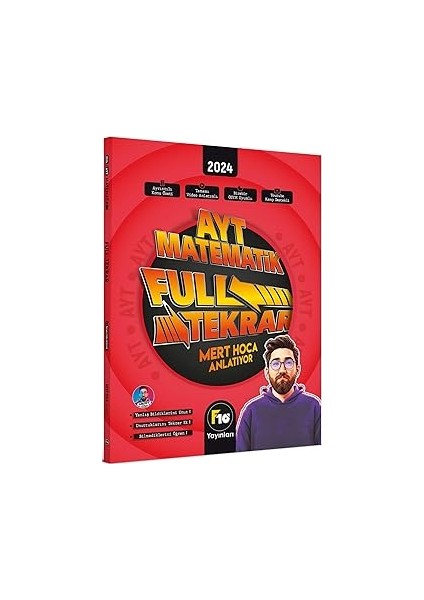 Mert Hoca Ayt Matematik Full Tekrar Video Ders Kitabı + Yapışkanlı Not Kağıdı