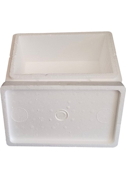 Beyaz Strafor Köpük Kutu Taşıma Kutusu 1 kg Lık Köpük Kutu Taşıma Kutusu 1 Adet Beyaz 13 x 25 Tekl