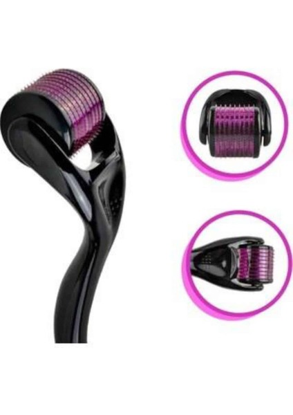 Resveq 540 Iğneli Derma Roller 1mm Titanyum Uçlu Saç Kaş Serum Kullanımına Uygun modelleri