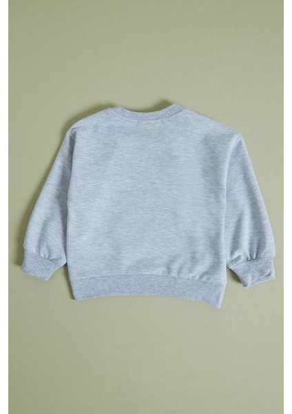 Ayıcık Jeff Baskılı Erkek Çocuk Sweatshirt Takım modelleri