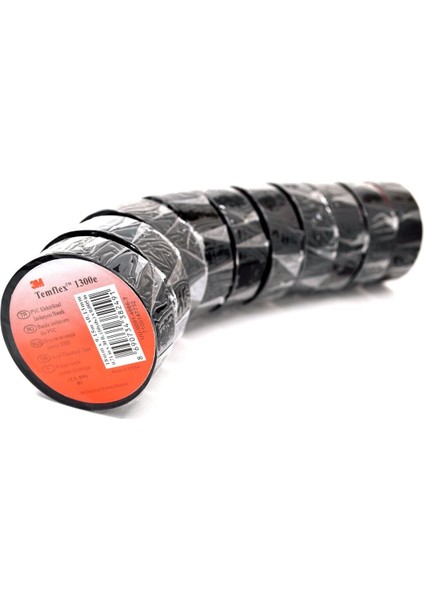 10 Adet 3m Temflex Pvc Siyah Izole Bant Elektrik Bandı Elektrik Bandı Siyah fiyatları