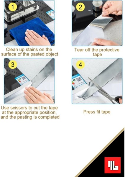 5 Metre Alüminyum Su Sızdırmaz Yanmaz Tamir Bant Kendinden Yapışkanlı Silinebilir Alev T fiyatları