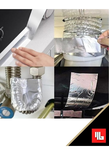 5 Metre Alüminyum Su Sızdırmaz Yanmaz Tamir Bant Kendinden Yapışkanlı Silinebilir Alev T fırsatları