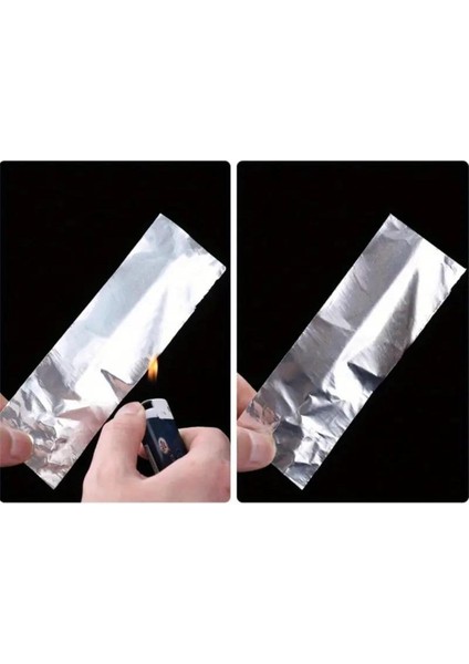 5 Metre 3 cm Kendinden Yapışkanlı Bant Alüminyum Su Sızdırmaz Isıya Dayanıklı Yanmaz Bant Tamir Band