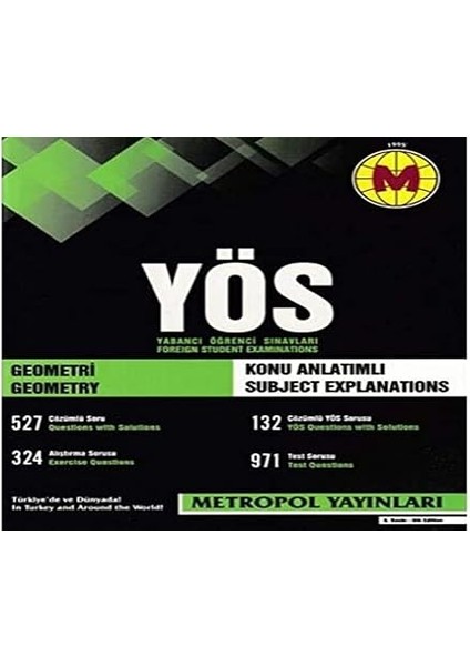 Metropol Yös Geometri Konu Açıklamalı Örnek Çözümlü + Yapışkanlı Not Kağıdı