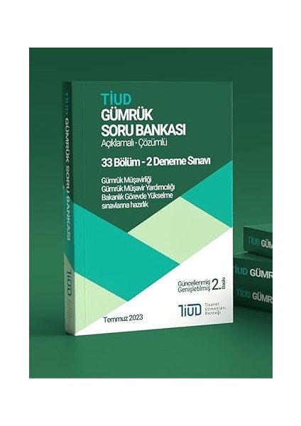 Tiud Gümrük Soru Bankası (2. Baskı) + Yapışkanlı Not Kağıdı