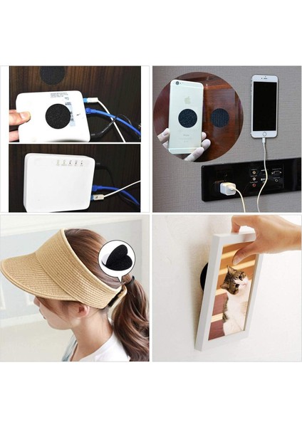 Halı Kilim Sabitleyici 20'li Paspas Örtü Minder Sabitleme Bandı Yapışkanlı Cırt Ped Mobilya Aksesuar