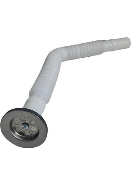 Uzun Körüklü Lavabo Sifonu Lavabo Gider Borusu 50 mm Paslanmaz Tesisat Malzemeleri