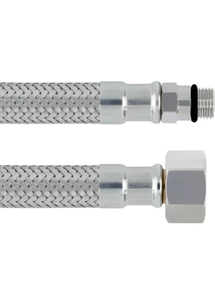 Paslanmaz Çelik Örgülü Mutfak ve Lavabo Batarya Flexi - 70 cm 2 Adet 2 Yıl Metalik Tr Tehlikeli Deği fiyatları