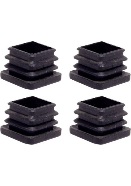 20X20 mm Plastik Kare Içe Geçme Profil Tapası (Kutu) (4 Adet) Gri