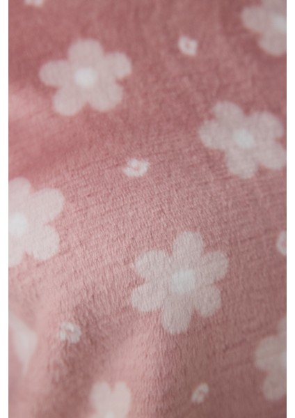 Pembe Pretty Daisies Çiçekli Bisiklet Yaka Uzun Kollu Pijama Takımı indirimleri