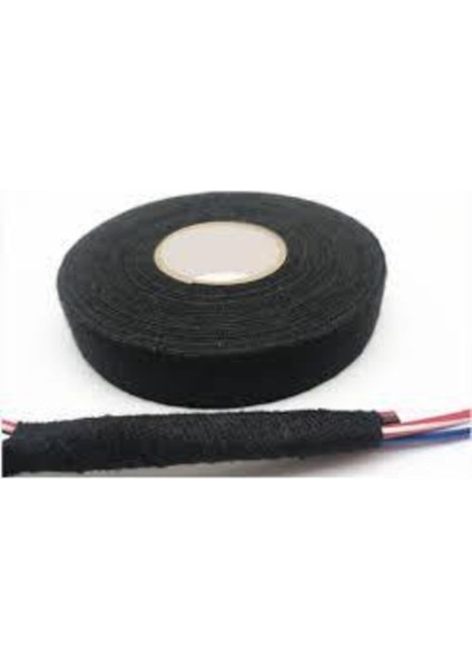 Tesa Bez Bant Tüylü Yanmaz Kumaş Kablo Sarma Bantı 19MM 15MT Tamir Bandı Siyah fiyatları
